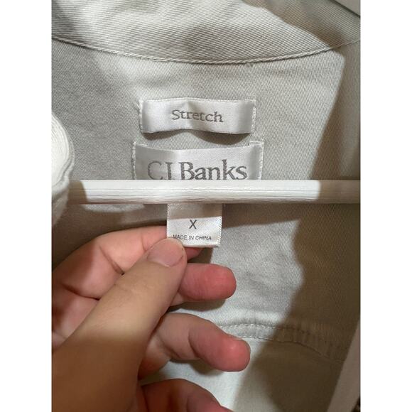 Rare CJ Banks Christopher and Banks Khaki Moto Jacket Size XL - Picture 6 of 11